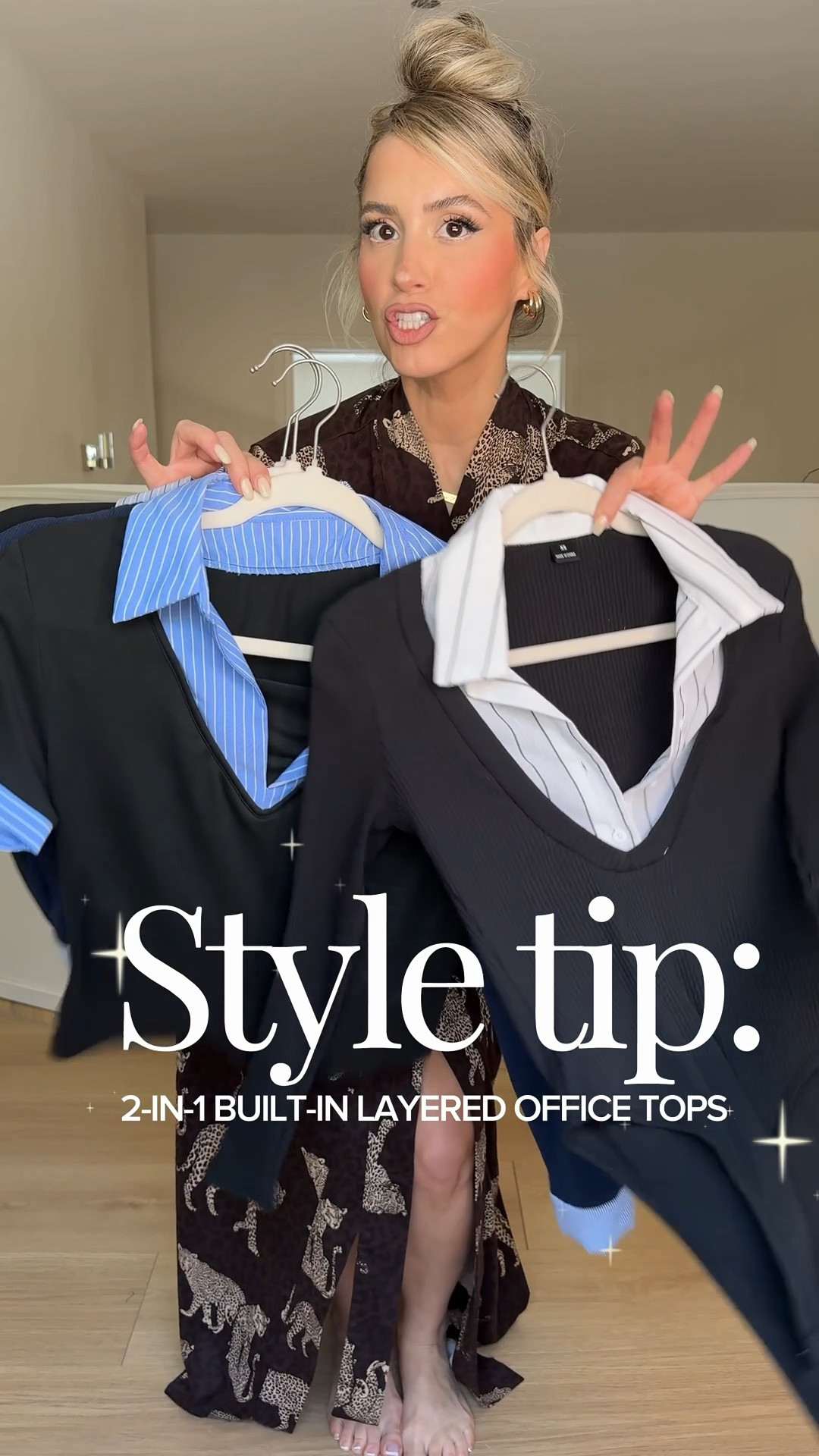 Style tip: 2 in 1 built-in layered OFFICE TOPS!! No bulk + no effort + matches literally any trouser in your closet!! 

Wearing small!

#LTKU #LTKWorkwear #LTKSeasonal