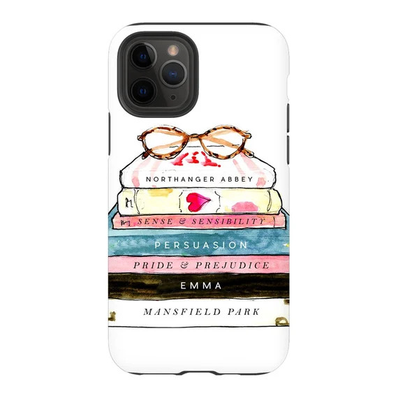 Phone Case: Jane Austen Book Stack books Reader Original | Etsy | Etsy (US)