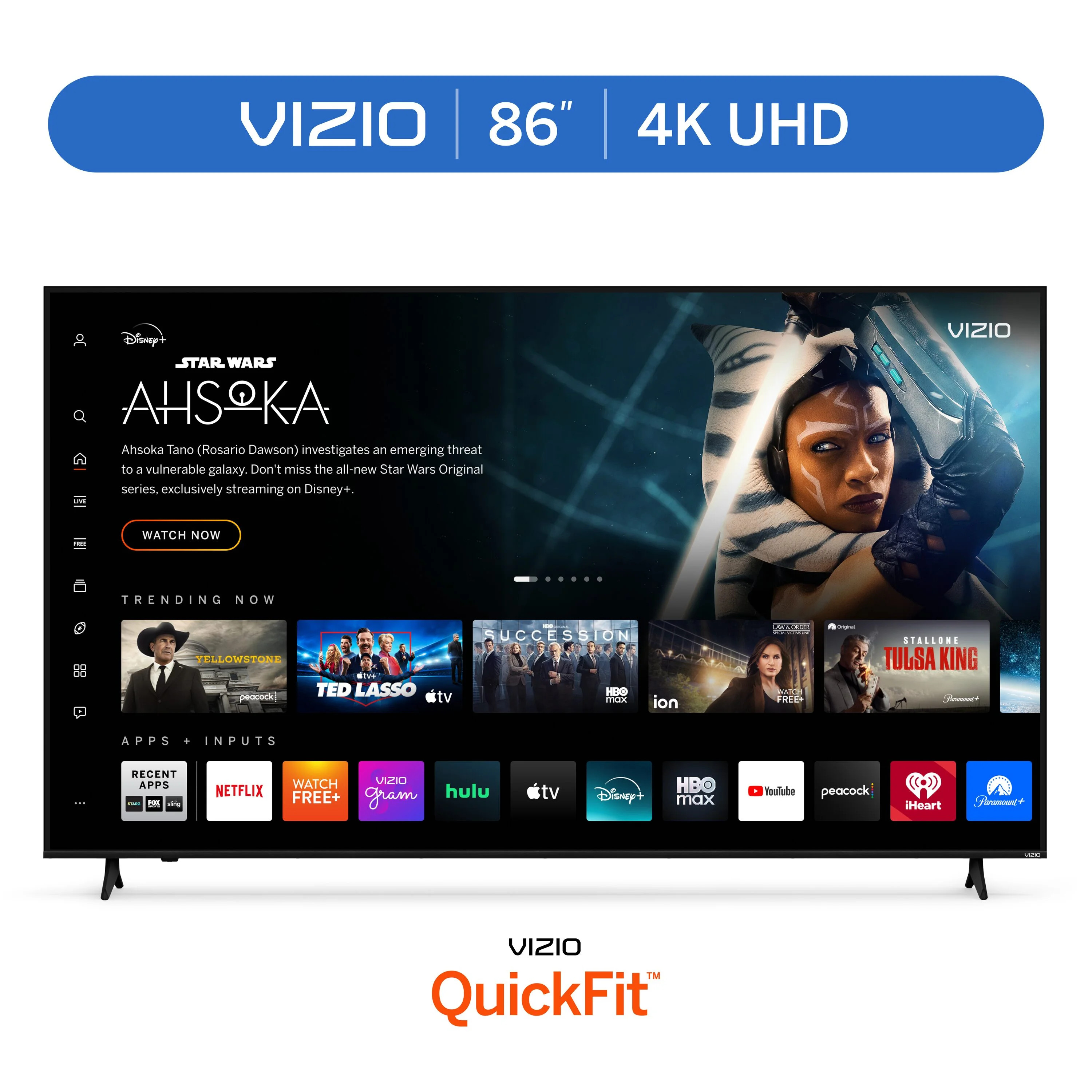 VIZIO 86” Class 4K UHD LED HDR Smart TV (V4K86C-08) | Walmart (US)