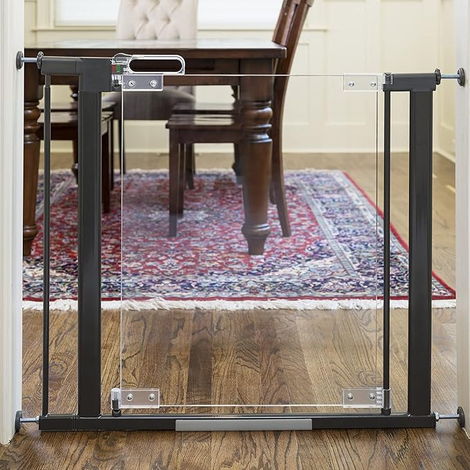 Qdos Safety Crystal Designer Baby Safety Gate - Meets Tougher European Standards - Modern Design ... | Amazon (US)