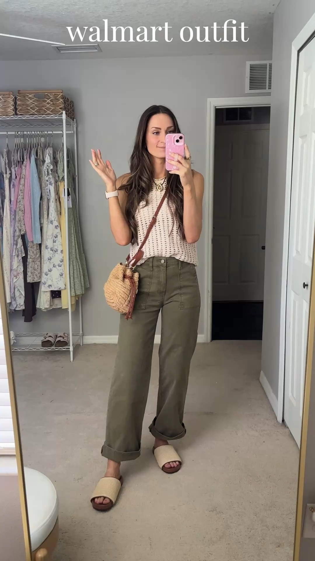 I cannot believe this whole outfit is all time and tru Walmart!!
**sizing:
Knit vest: xs, fits oversized
Green jeans: 2, fit tts
Time & true Raffia slides: 8, fit tts

#walmartfashion #newwalmartfinds #walmart #modestoutfits

#LTKmomlife #LTKTall #LTKootd