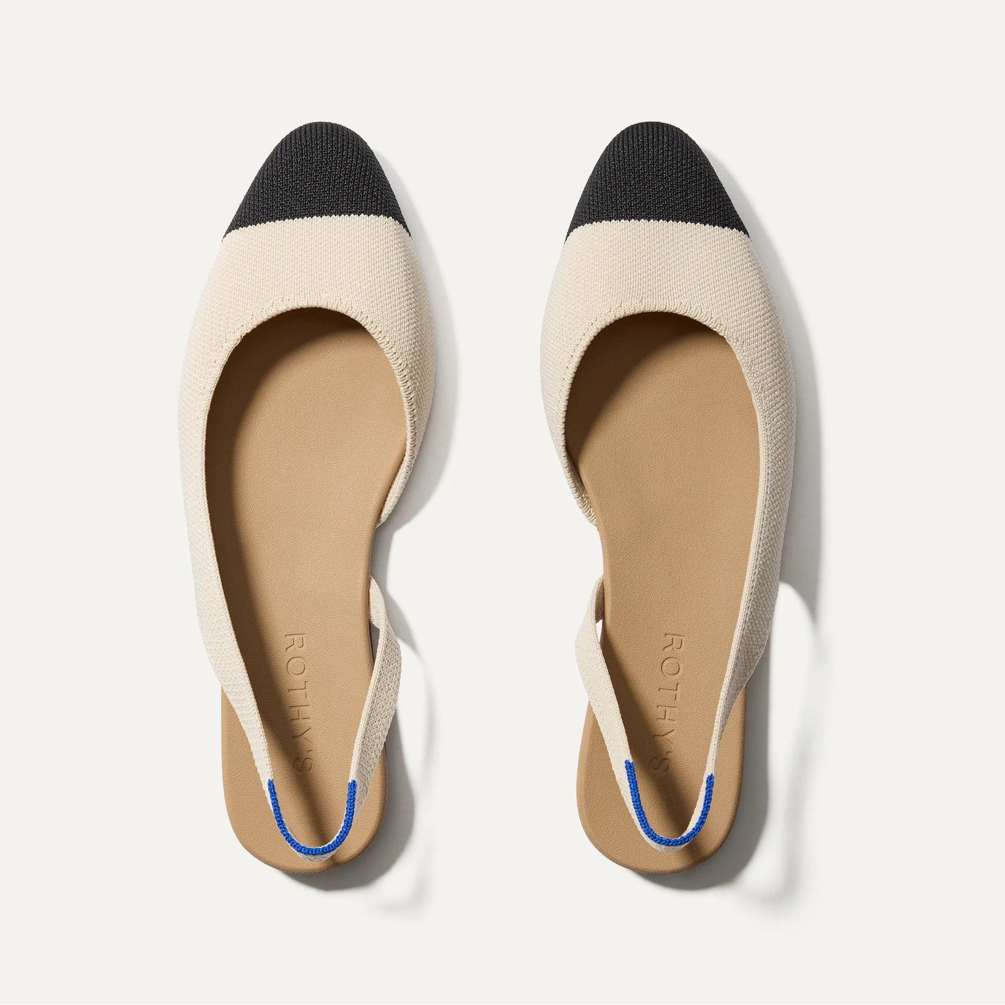 The Almond Slingback in Conch Captoe | Women's Flats | Rothy's | Rothy's