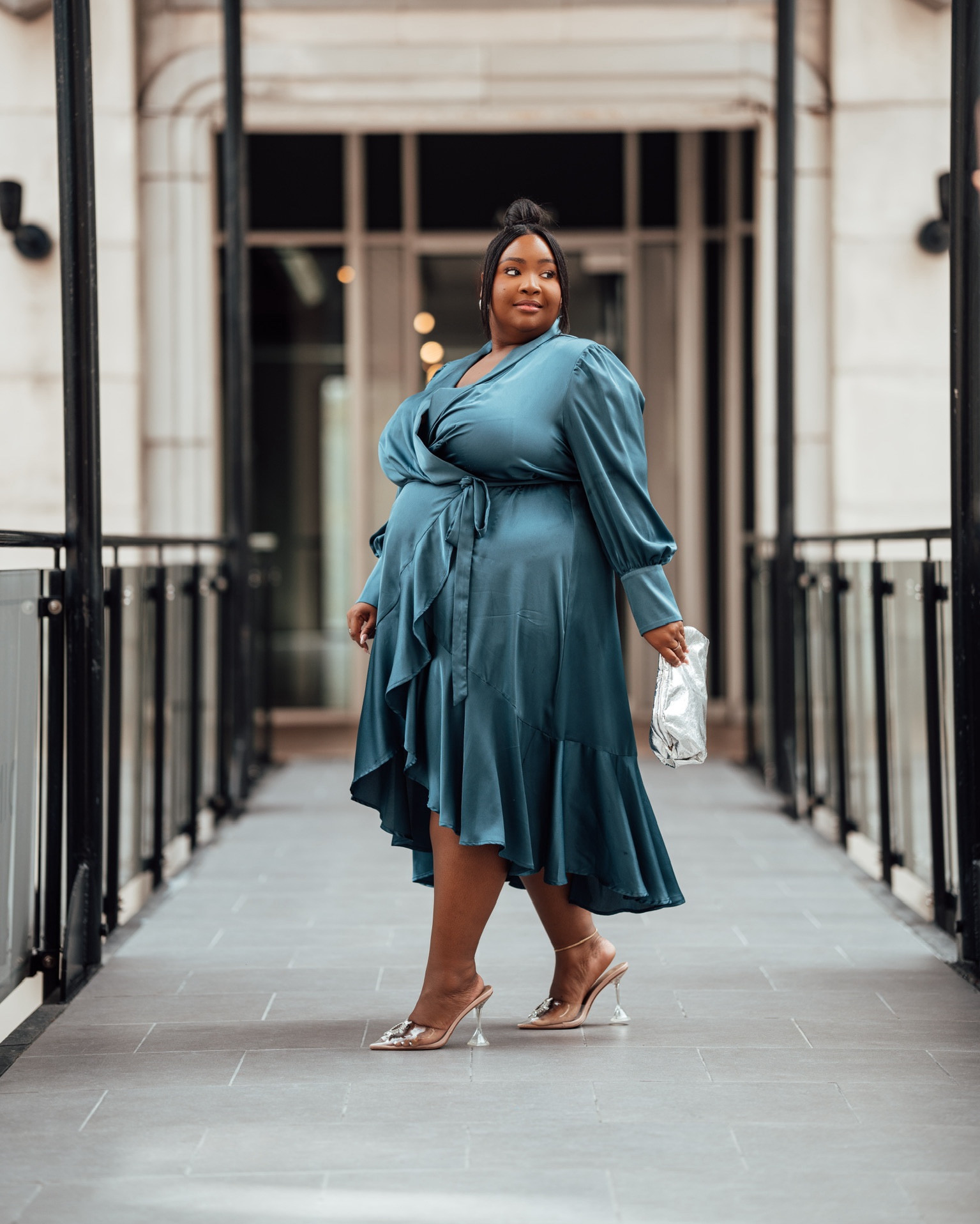 Fall wedding guest outfit idea.

Wedding guest. Fall wedding. Plus size style. Plus size fashion. Neutral tones. Satin dress. Event dress. 

#LTKPlusSize #LTKStyleTip