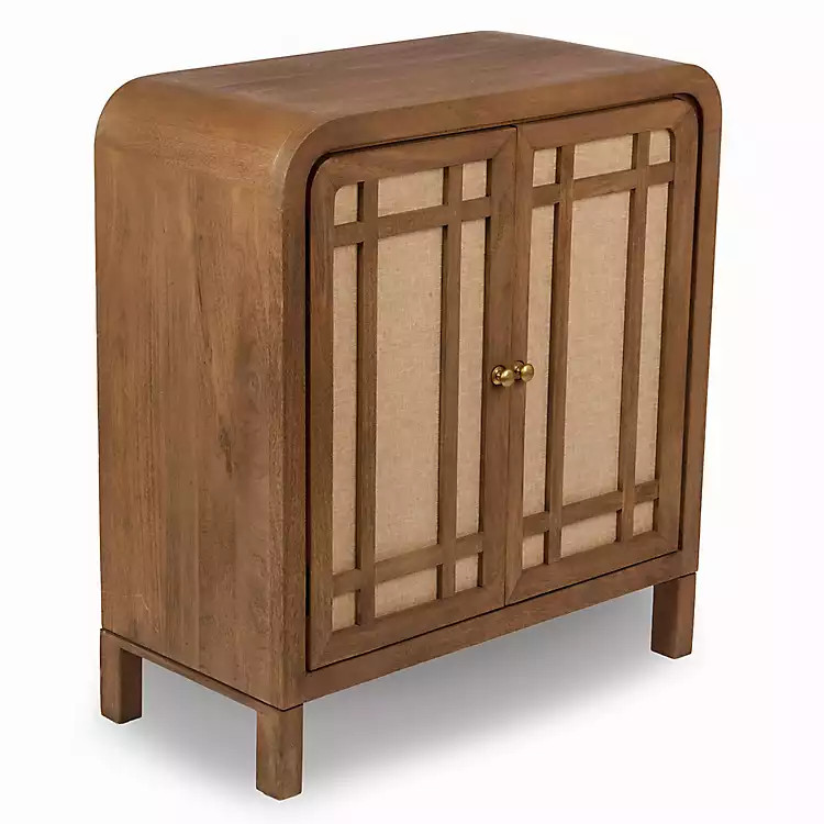 New! Brown Wood Lowen 2 Door Cabinet | Kirklands