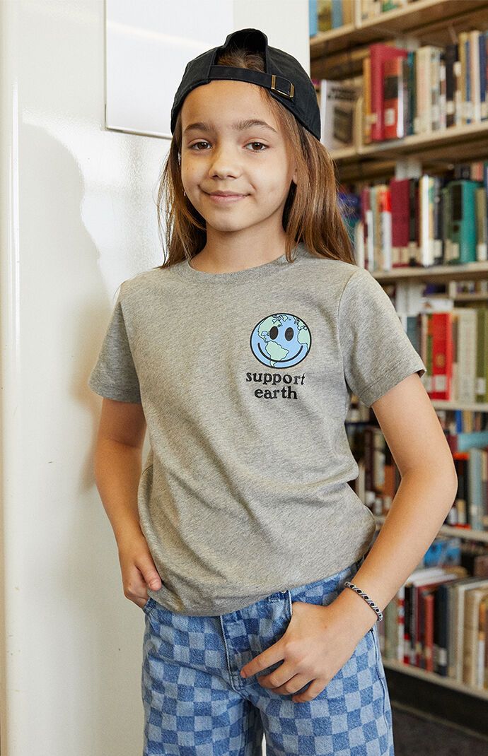 PacCares Kids Support Earth T-Shirt | PacSun