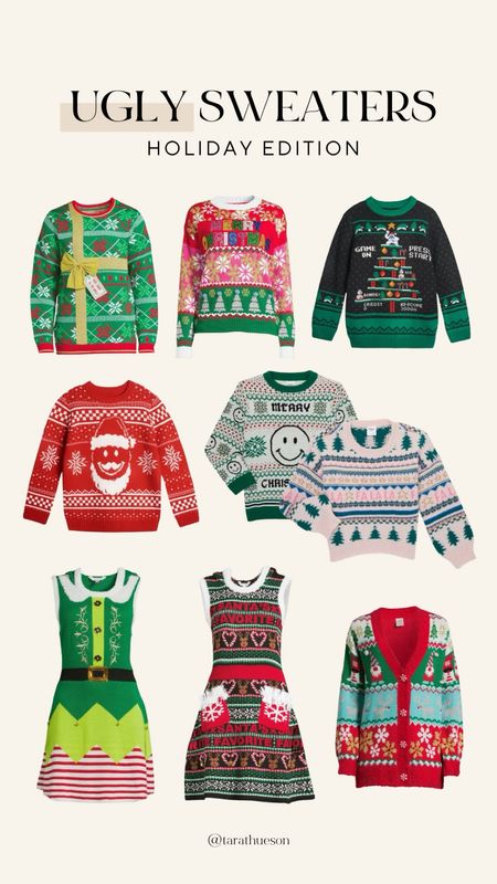 It’s that time of year, ugly Christmas sweater time. I found the best ones @walmartfashion! 

#WalmartPartner #WalmartFashion

#LTKparties #LTKHoliday #LTKGiftGuide