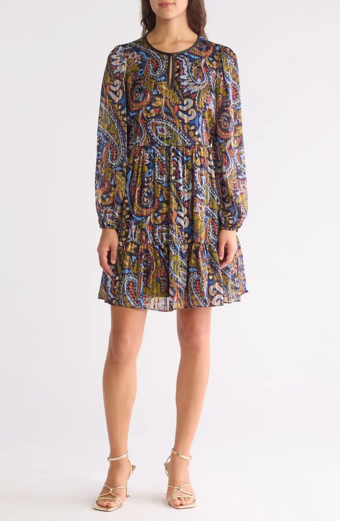 Tiered Long Sleeve Dress | Nordstrom Rack