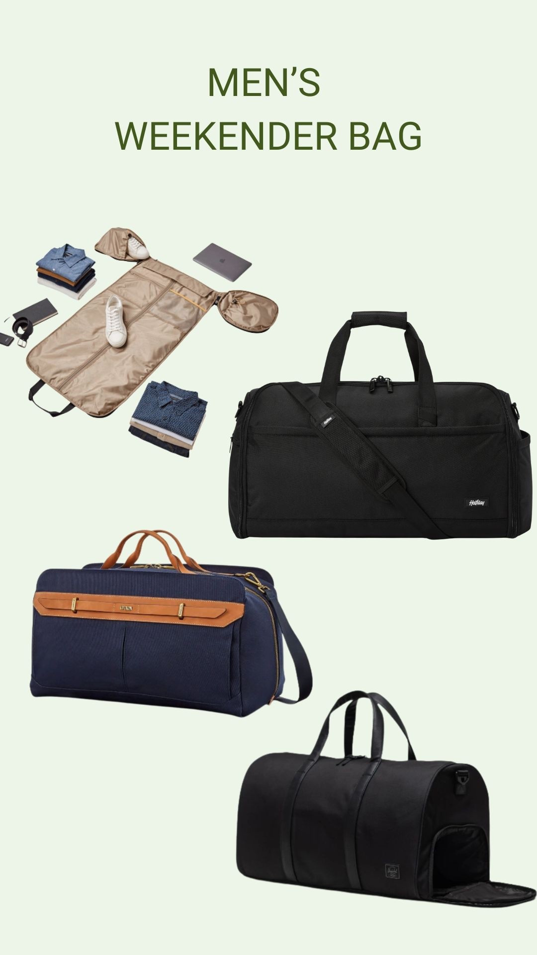 Men’s Weekender Bag! My hubs says the best ones are the ones that fold out and keep your clothes wrinkle free! 

Gift for men 
Travel gift 


#LTKHoliday #LTKGiftGuide #LTKMens