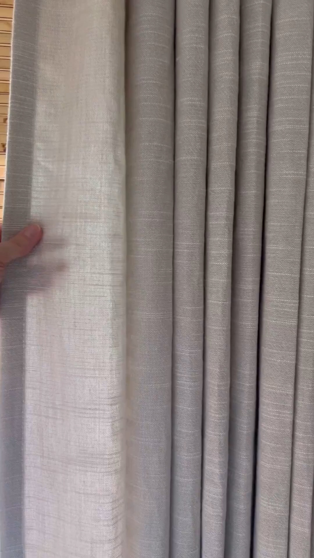 These custom drapes are the upgrade your home has been waiting for and they’re more affordable than others.

🚨 Use discount code CRAZYWONDERFUL for 26% off your purchase!

DETAILS:

Master Bedroom: JAWARA in Greyish Beige, tailor pleat header, room darkening liner

Living Room & Kitchen Nook: LIZ in Ivory White, pinch pleat header, room darkening liner

Sam’s Room: IAN in Steel, tailor pleat header, room darkening liner

Izzy’s Bathroom: DORIS in Natural, pinch pleat header, no liner

I highly recommend ordering their swatches so you can find the perfect fabric and color for your home

#LTKSaleAlert #LTKHome