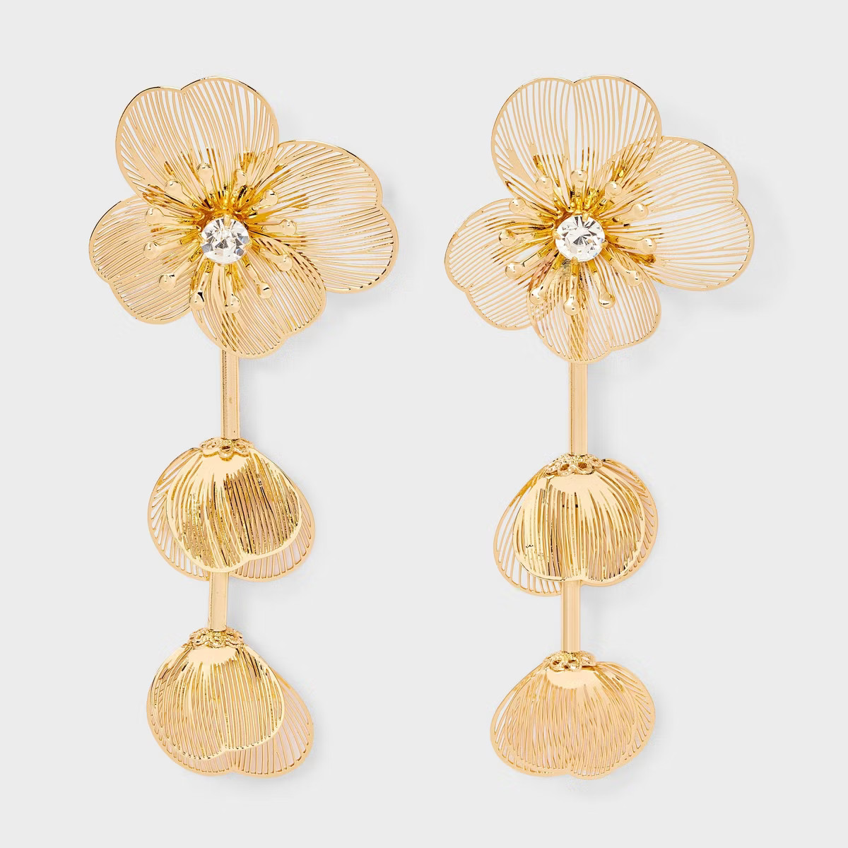 Pearl Pear Drop Earrings - A New Day™ Pearl/Gold | Target
