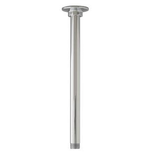 12 in. Ceiling Mount Shower Arm in Brushed Nickel | The Home Depot