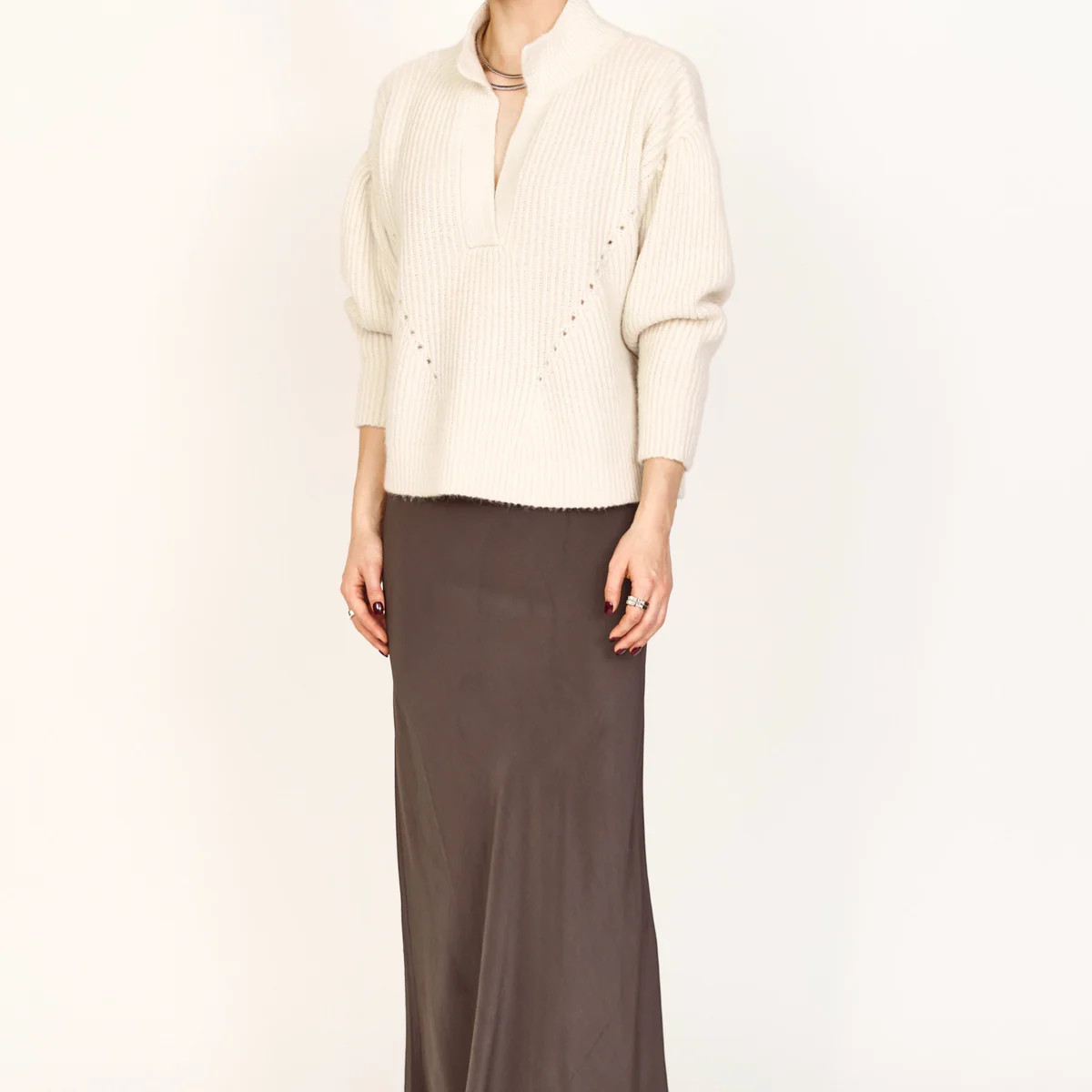 Santander Skirt in Pewter | MIRTH