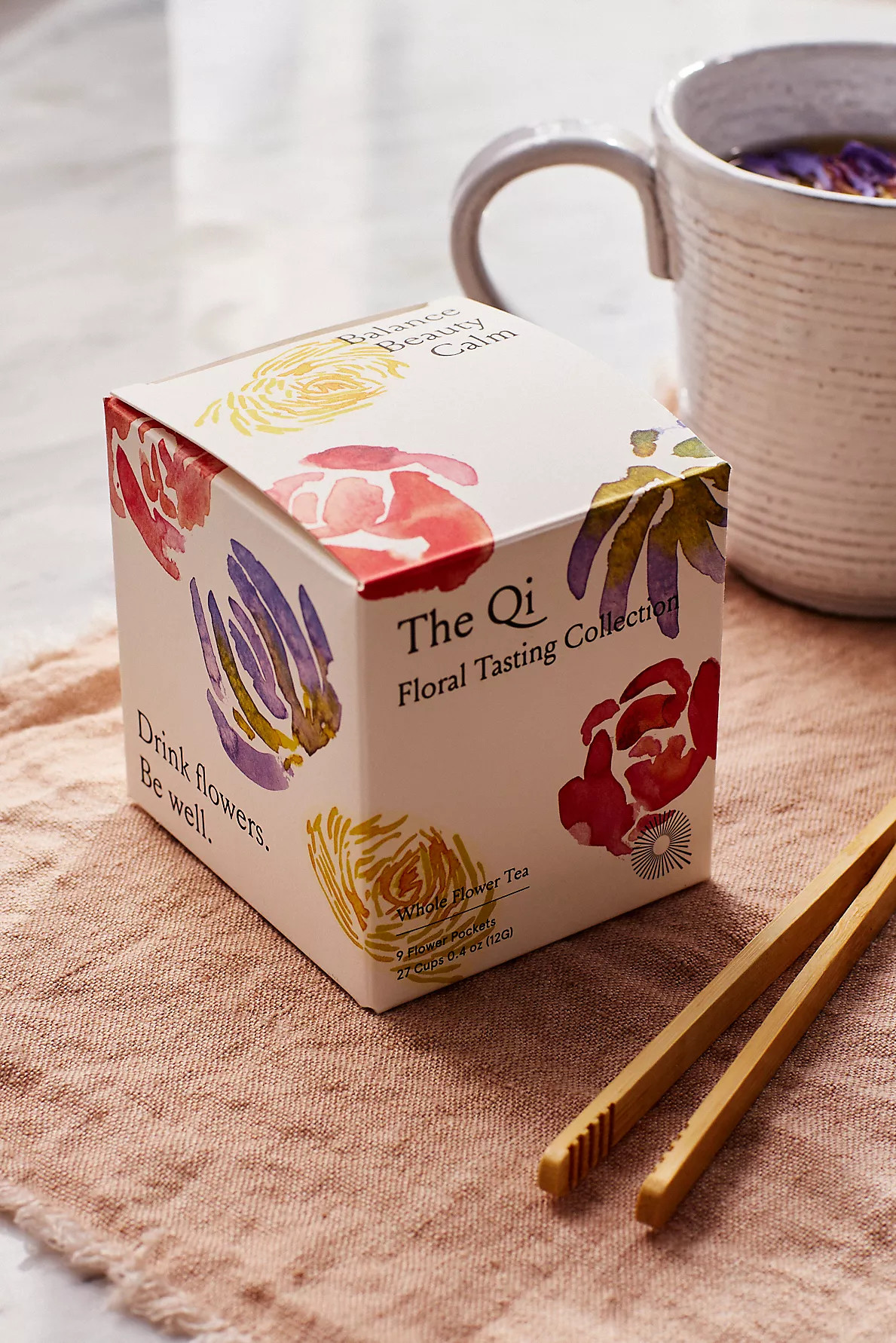 The Qi Floral Tea Tasting Collection | Anthropologie (US)