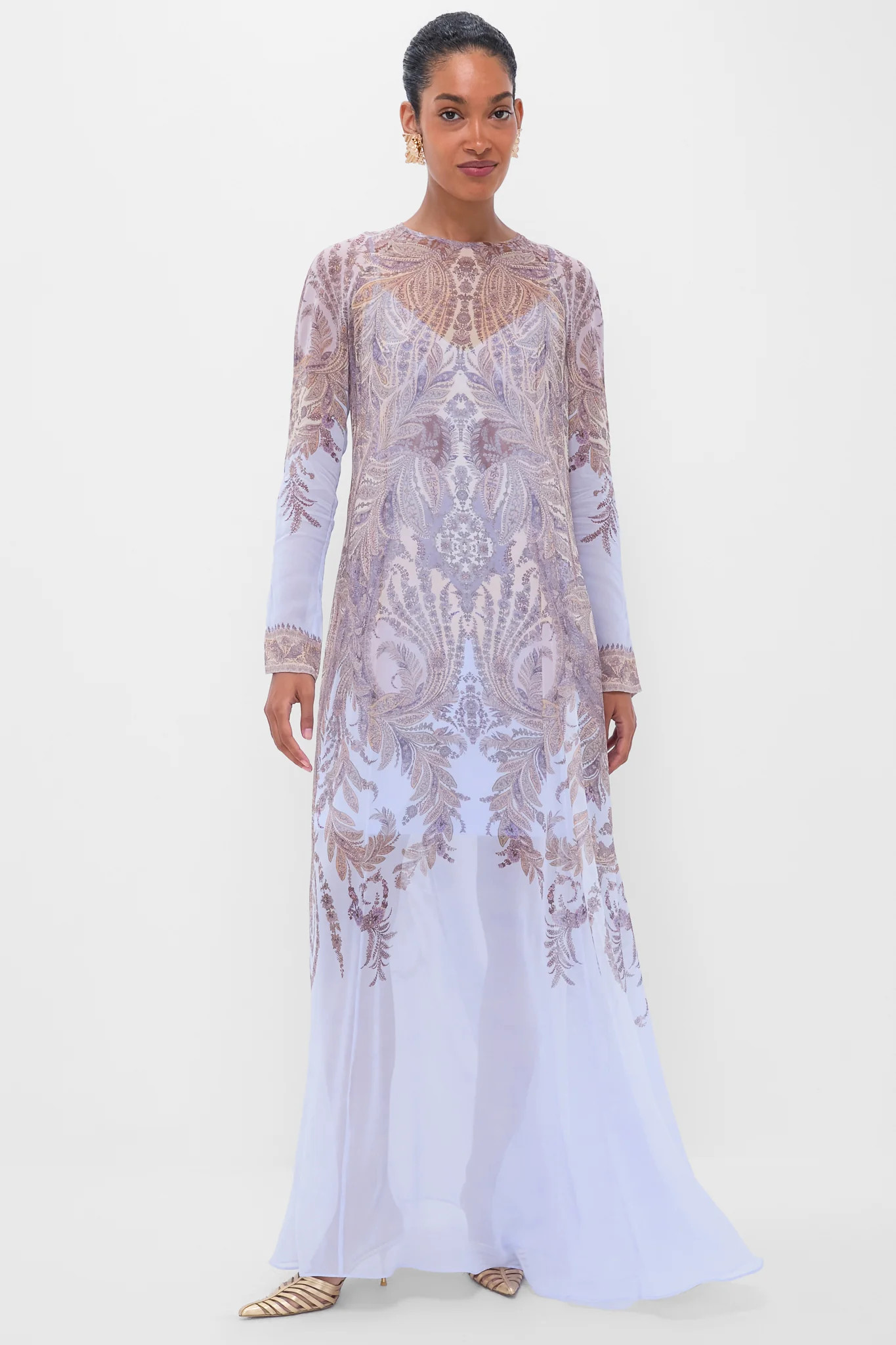 Lilac Paisley Hypnotic Sheath Dress | Tuckernuck (US)