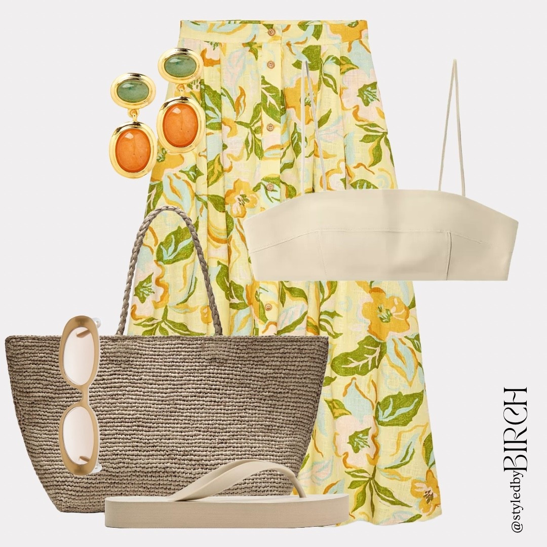 The perfect euro summer look – just imagine twirling pasta on a sun-soaked terrace in Italy, Aperol spritz in hand, and not a care in the world. Effortlessly chic, made for long lunches and golden hour strolls 🍝🍊 

Zara 
Skirt - 8351/038/119
Top - 1758/519/251
Sandals -  2707/530/002


#LTKstyletip #LTKsummer #LTKeurope