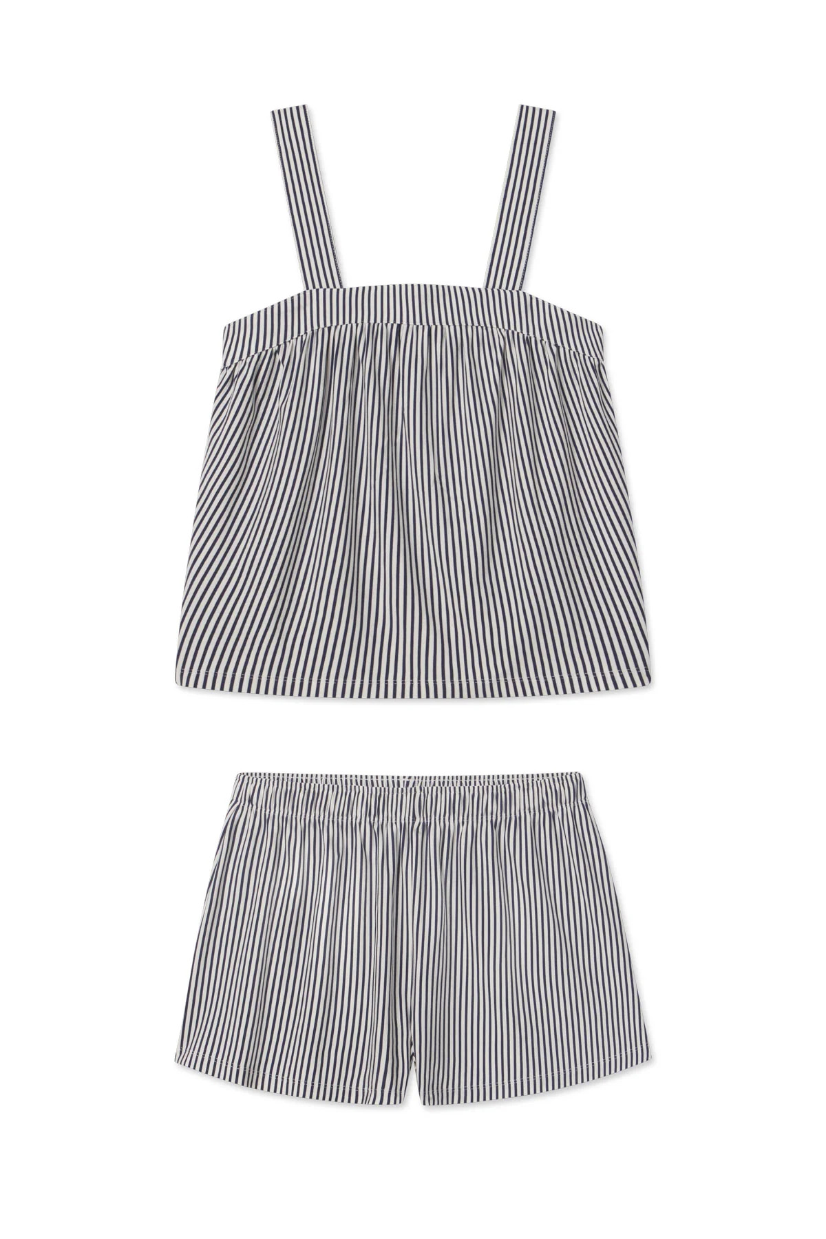 DreamModal® Daydream Shorts Set in Blue Depths Pencil Stripe - XL | Lake Pajamas