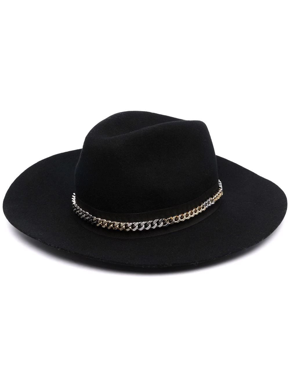 Zadig&VoltaireAmelia chain-link fedora hat | Farfetch Global