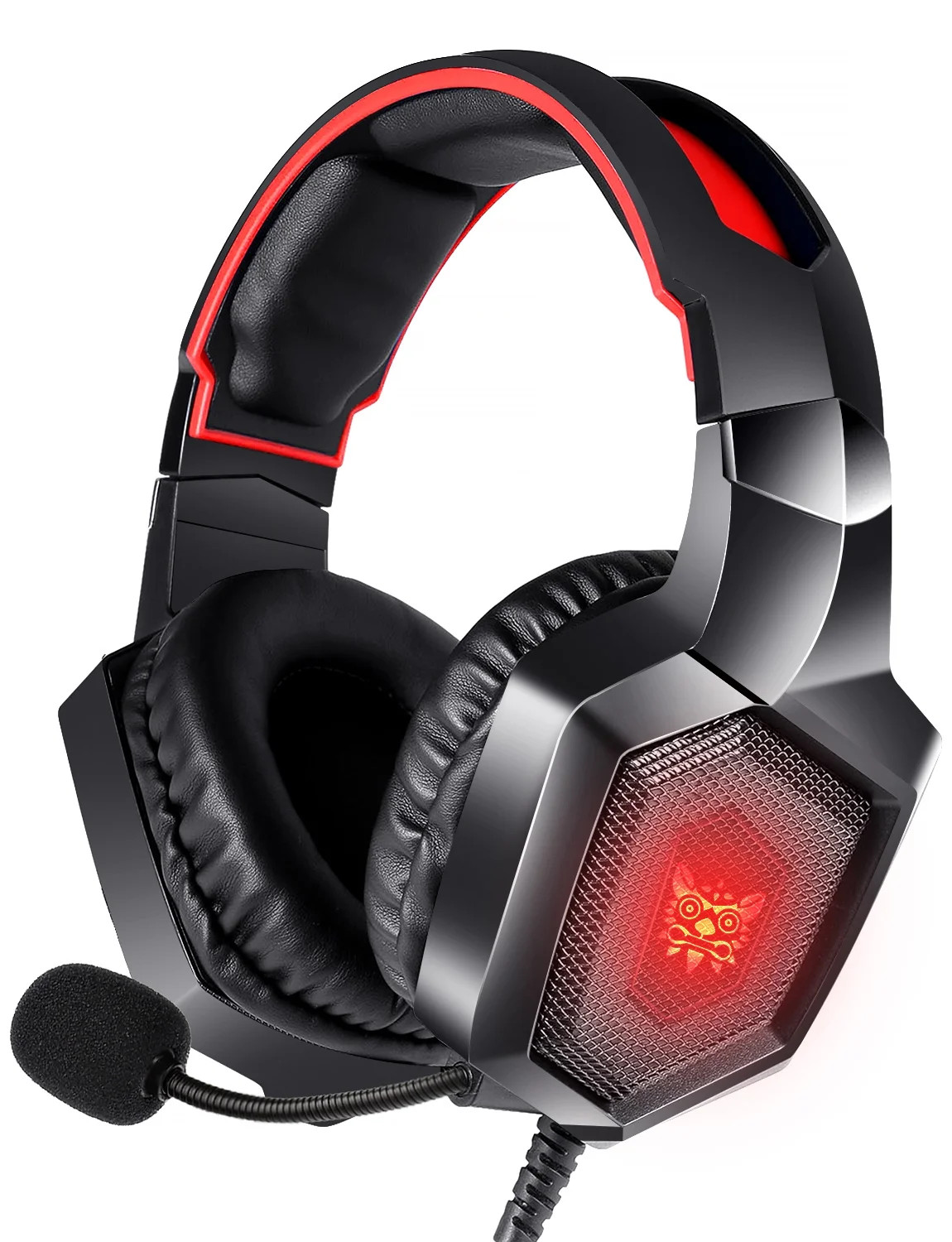 RUNMUS K8 Gaming Headset for PS4, Xbox One, PC Headphone w/Surround Sound, Noise Canceling Over E... | Walmart (US)