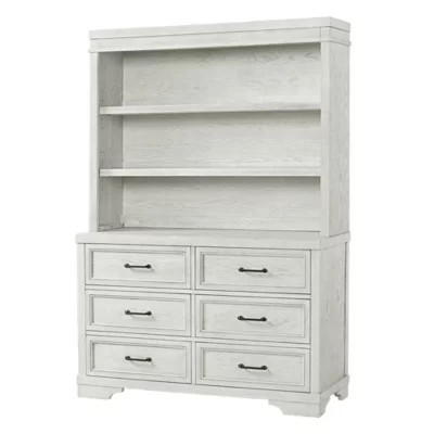 Westwood Design Foundry Hutch/Bookcase in Dove White | Bed Bath & Beyond