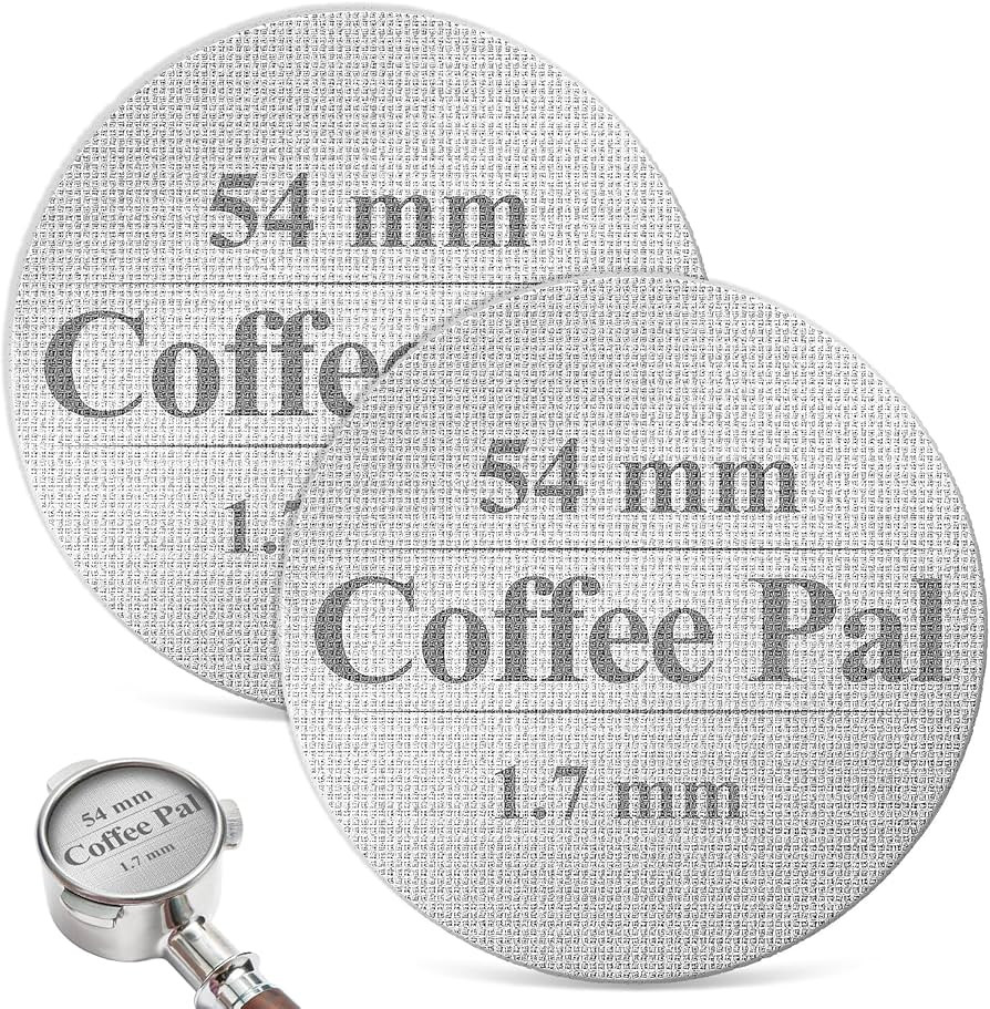 2 Pack Puck Screen 54mm, Espresso Filter Screen for 54mm Portafilter Basket, Lower Shower Screen ... | Amazon (US)