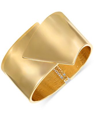 Gold-Tone Origami Hinge Bracelet, Created for Macy's | Macys (US)