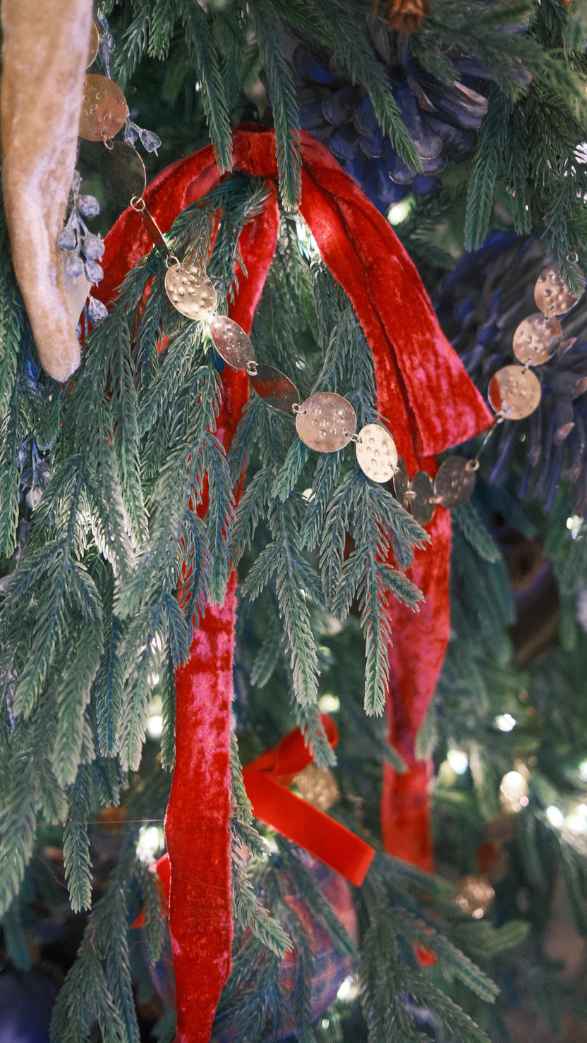 Red Raw Edge Velvet Ribbon | Gatehouse No.1
