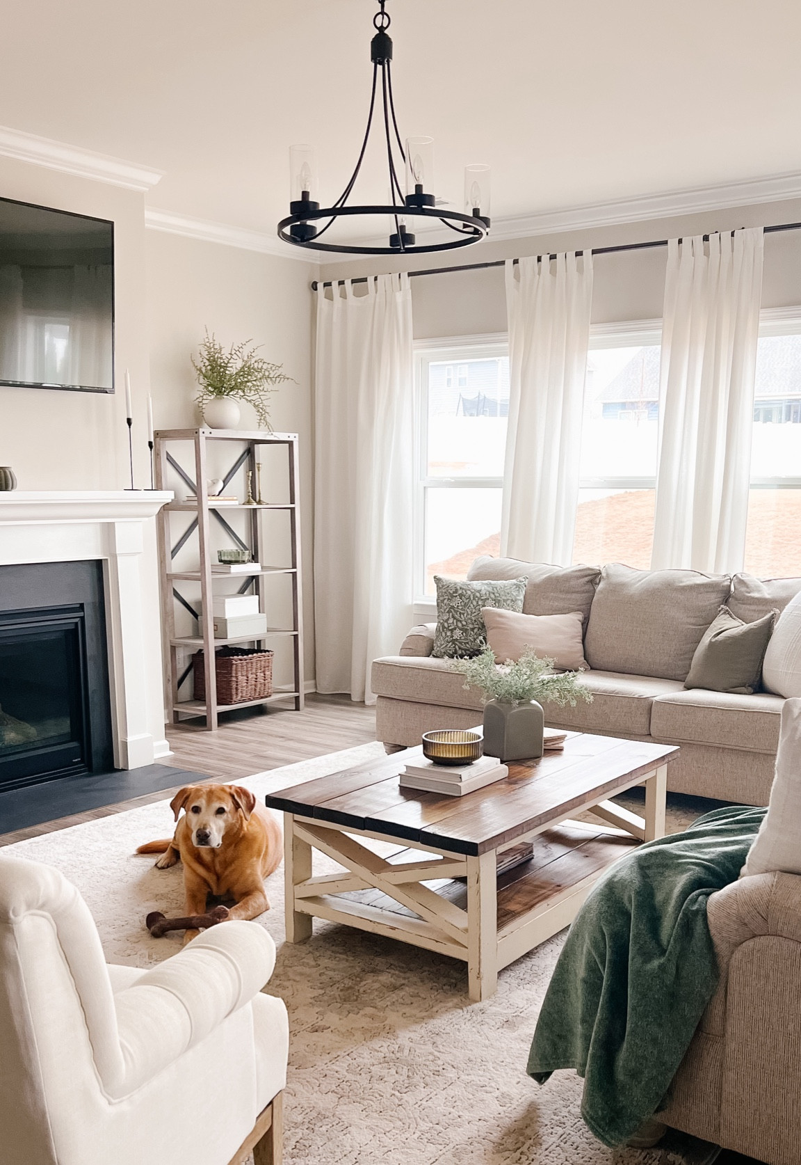 Living room views. Dog not included. 🤓


Coffee table | bookshelf | shelf decor | throw pillow | vase | area rug | accent chair | curtains | coffee table books | chandelier | basket | target | studio McGee | Walmart | Amazon 

#LTKhome #LTKSeasonal #LTKfindsunder100