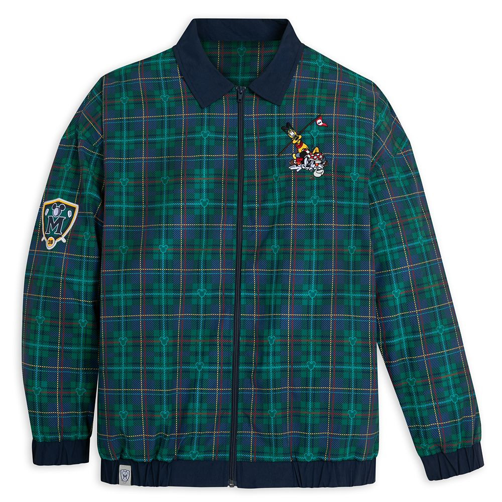 Mickey Mouse and Friends Plaid Golf Zip Jacket for Adults | Disney Store