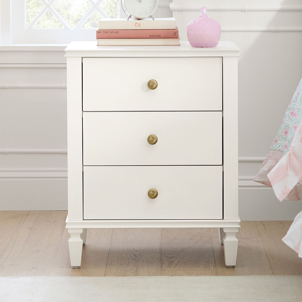 Charlotte 3-Drawer Nightstand (20.75") | Pottery Barn Teen
