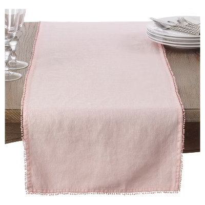 PomPom Design Table Runner (16"x72") - Saro Lifestyle® | Target
