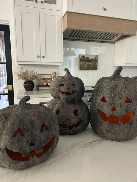 DIY Look for less Terracotta Jack O Lanterns!  I made all all 3 of these for less than the cost of one from Pottery Barn!

Halloween home decor, outdoor front porch, Walmart finds deals

#LTKSeasonal #LTKhome #LTKHalloween