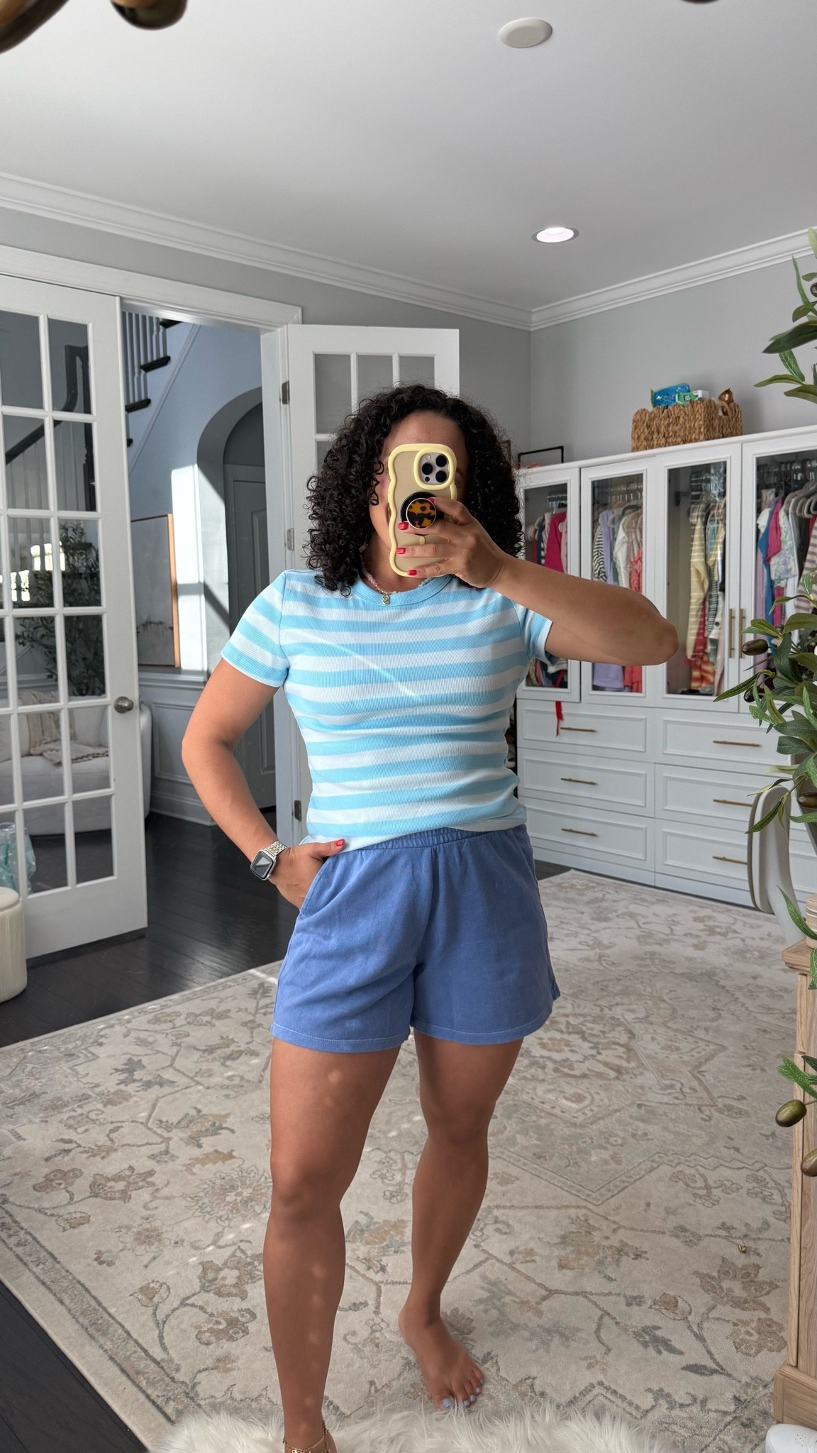 My favorite old navy shorts for years now but paired with these new old navy tees in love! Medium in both! #oldnavy #oldnavystyle

#LTKootd #LTKmomlife