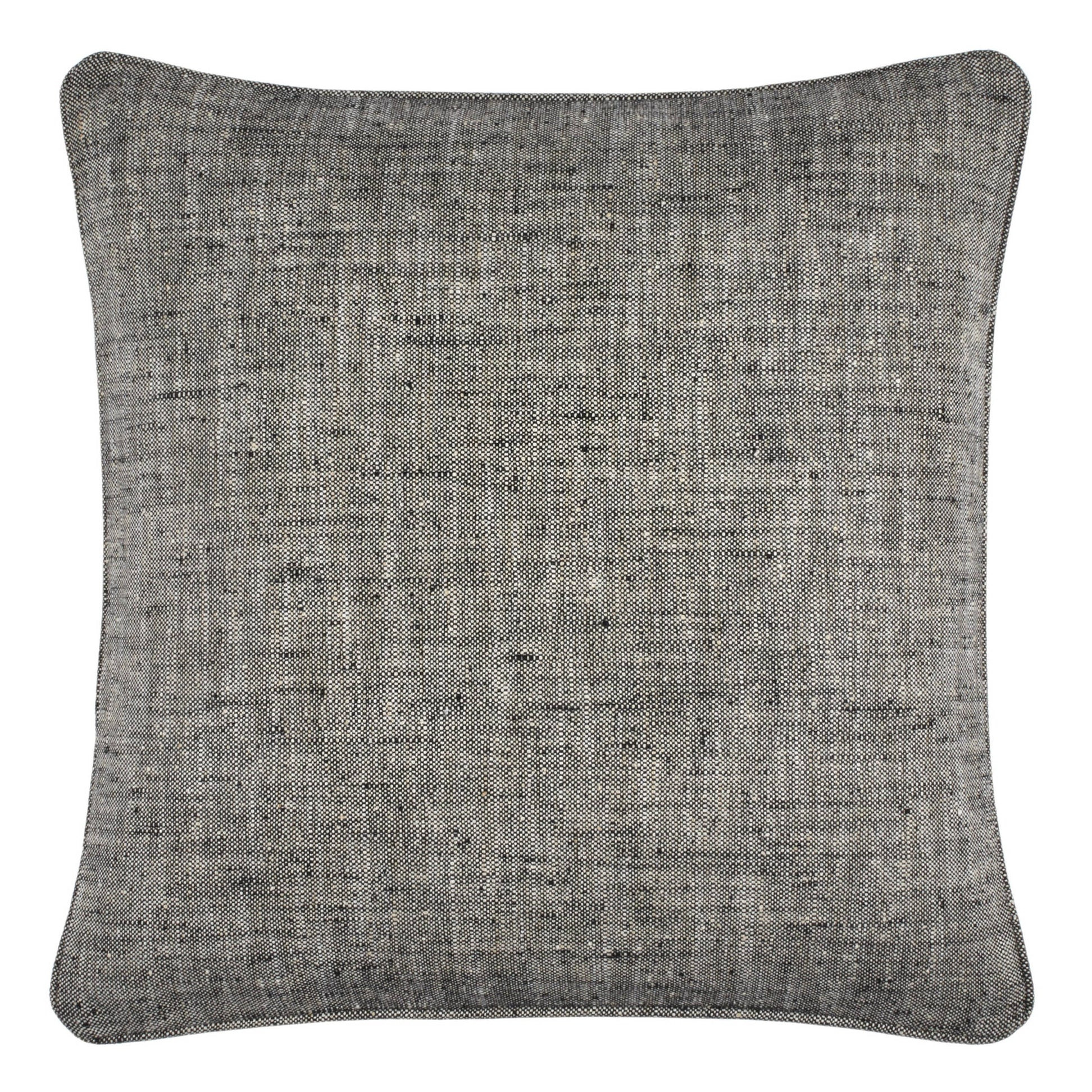 Greylock Black Indoor/Outdoor Decorative Pillow Cover | Annie Selke