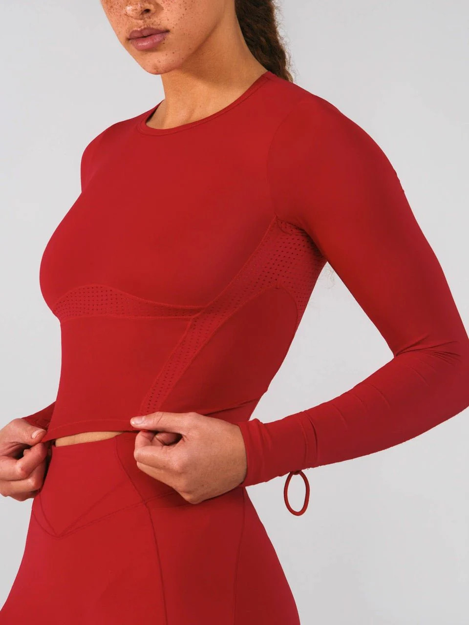 *PREORDER* Storm Waist Top - Lipstick Red | Buffbunny Collection