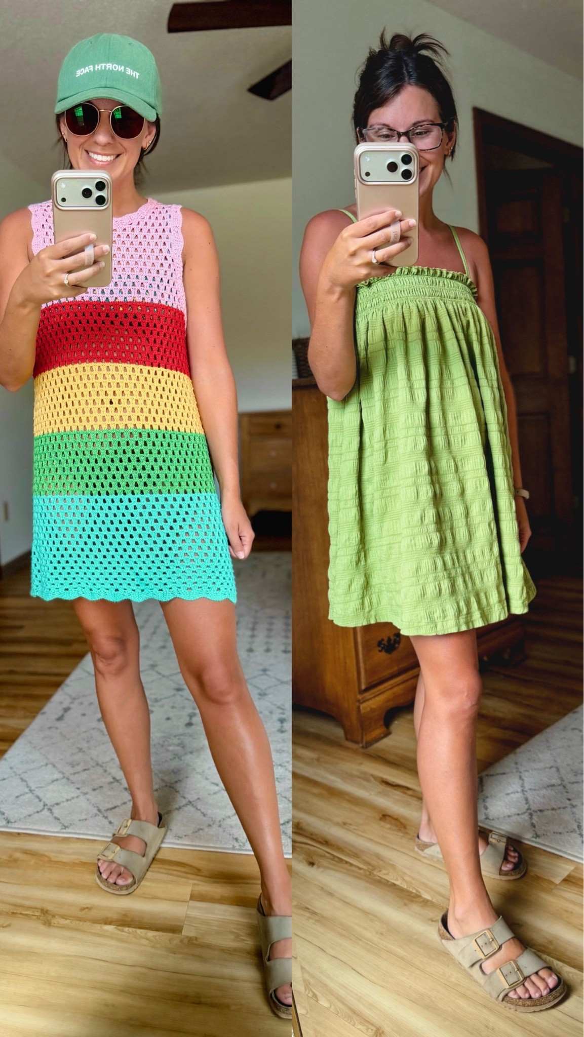 xs in both my swim coverup and dress! My sandals are size 36

#LTKPetite #LTKSwim #LTKgrwm