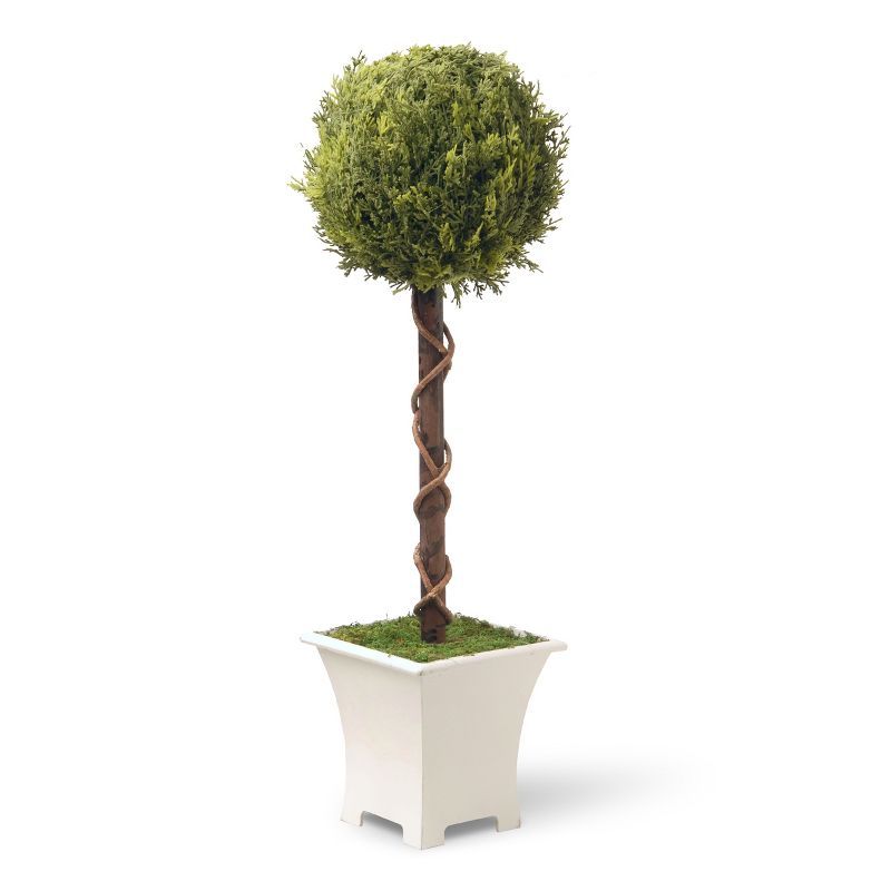 Artificial Single Ball Topiary Tree 30" - National Tree Company | Target