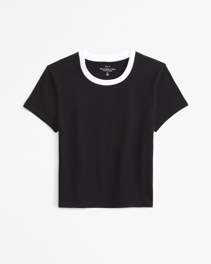 Women's Essential Baby Tee | Women's Tops | Abercrombie.com | Abercrombie & Fitch (US)