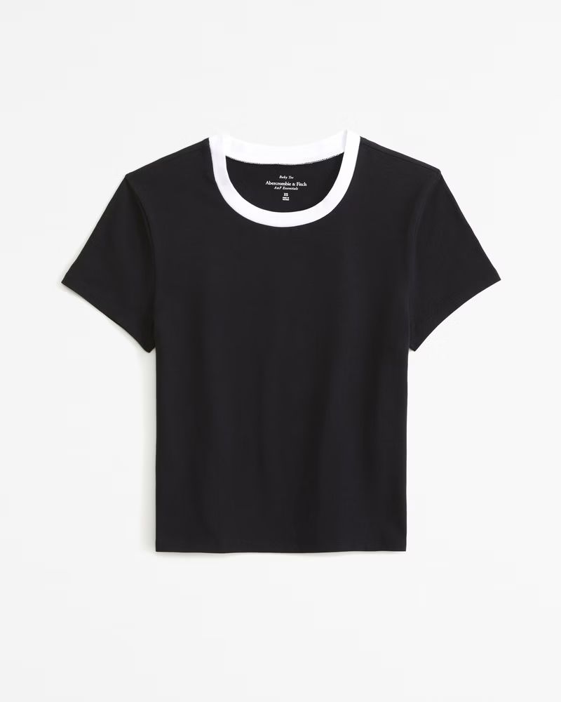 Women's Essential Baby Tee | Women's New Arrivals | Abercrombie.com | Abercrombie & Fitch (US)