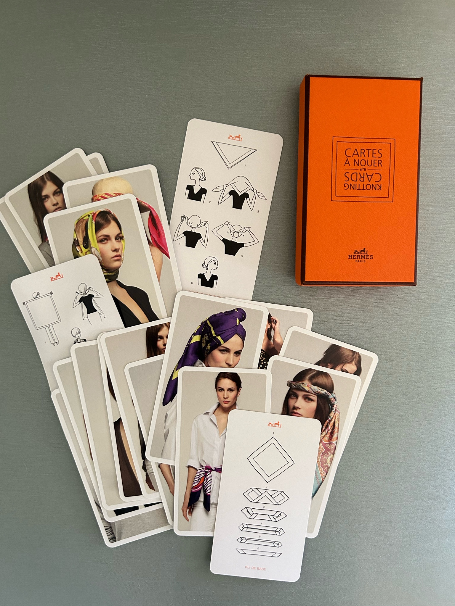 Hermes Knotting Cards