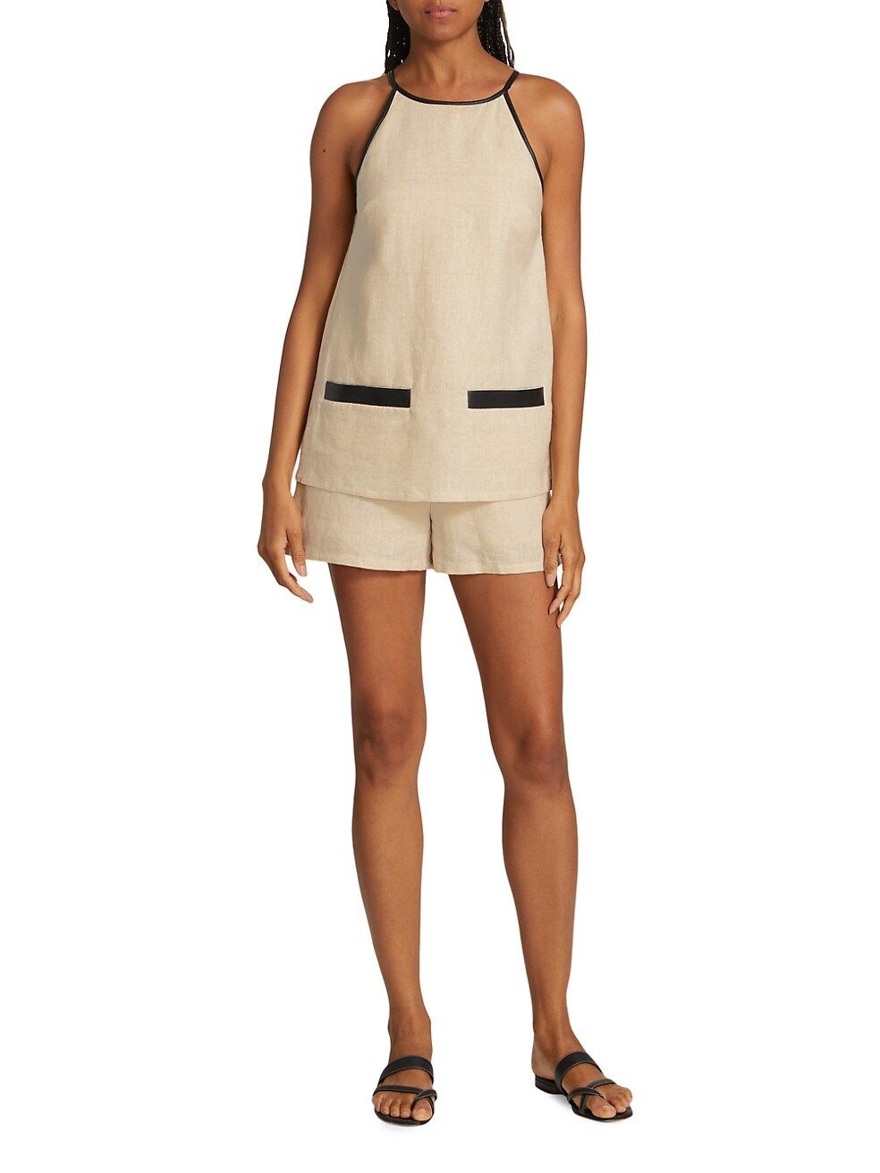 Matheo Linen Romper | Saks Fifth Avenue