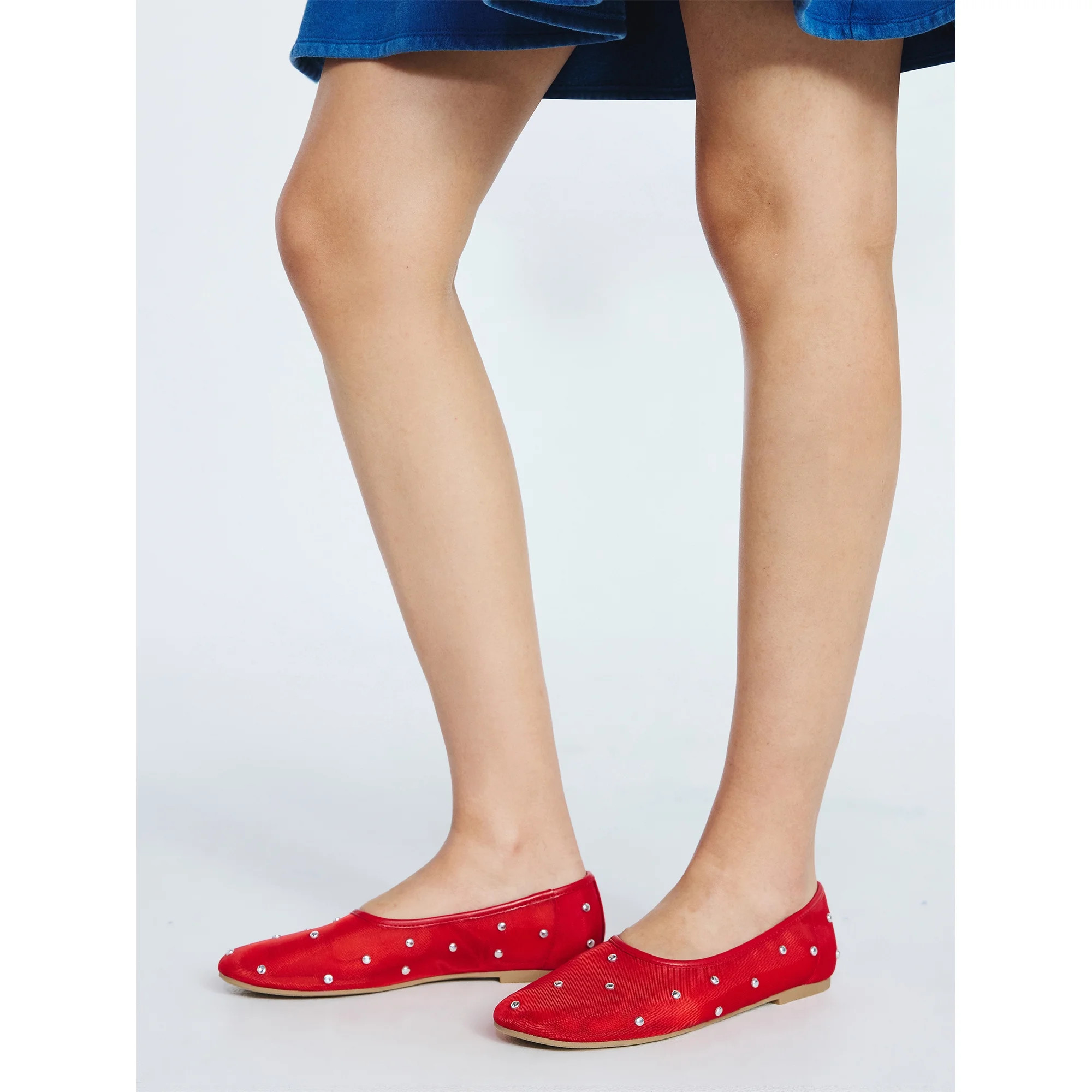 Scoop Women's Studded Mesh Flats | Walmart (US)