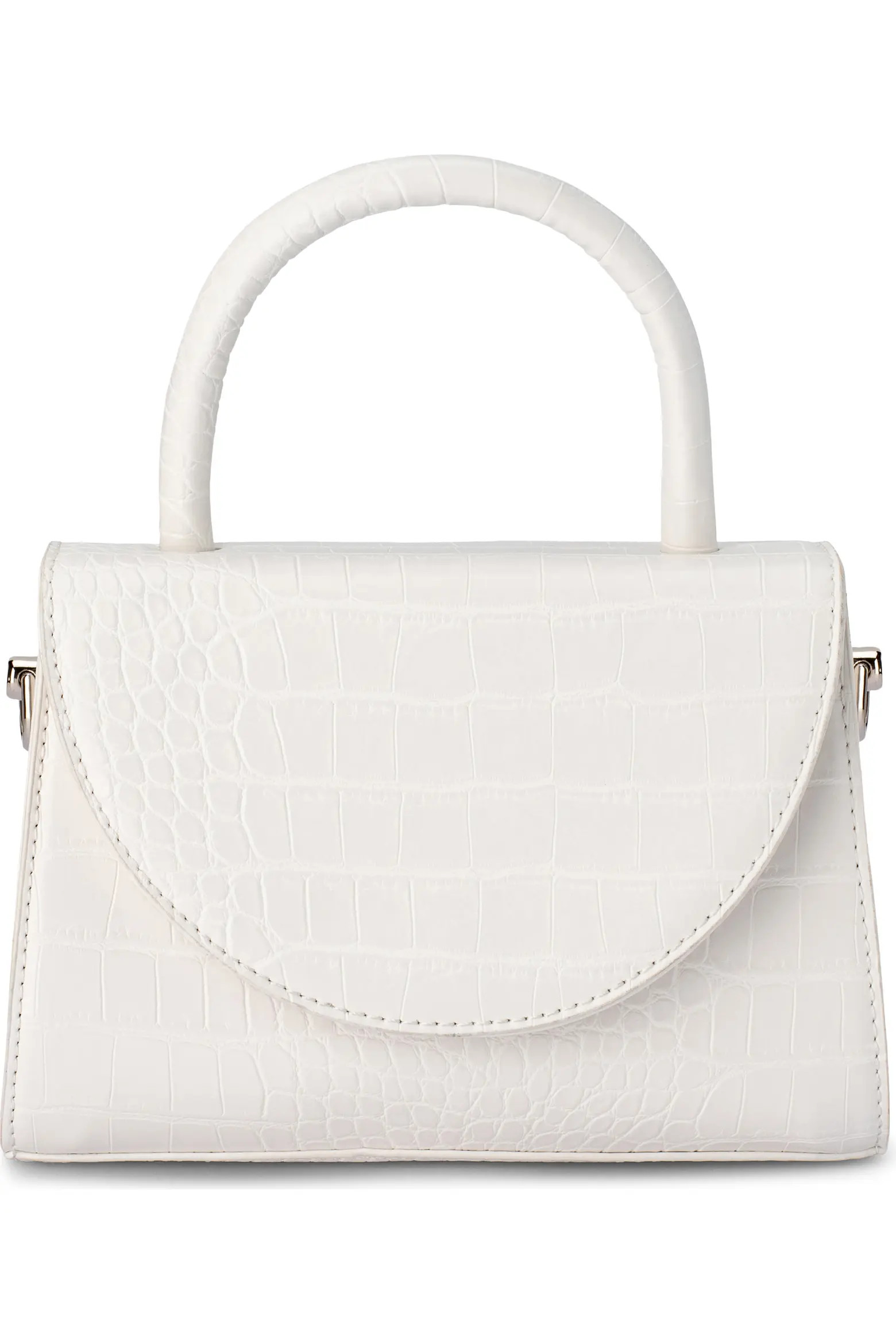 Nadia Croc Embossed Faux Leather Top Handle Bag (Women) | Nordstrom | Nordstrom