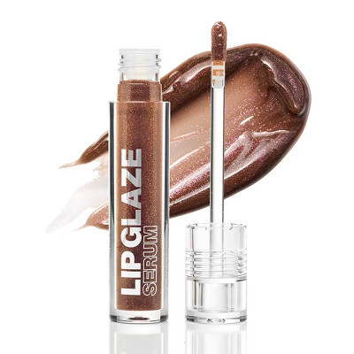 Palladio Lip Glaze Serum, Hydrating Lip Gloss with Peptides & Hyaluronic Acid for Plump, Smooth, and Nourished Lips - Mocha Martini - | Target