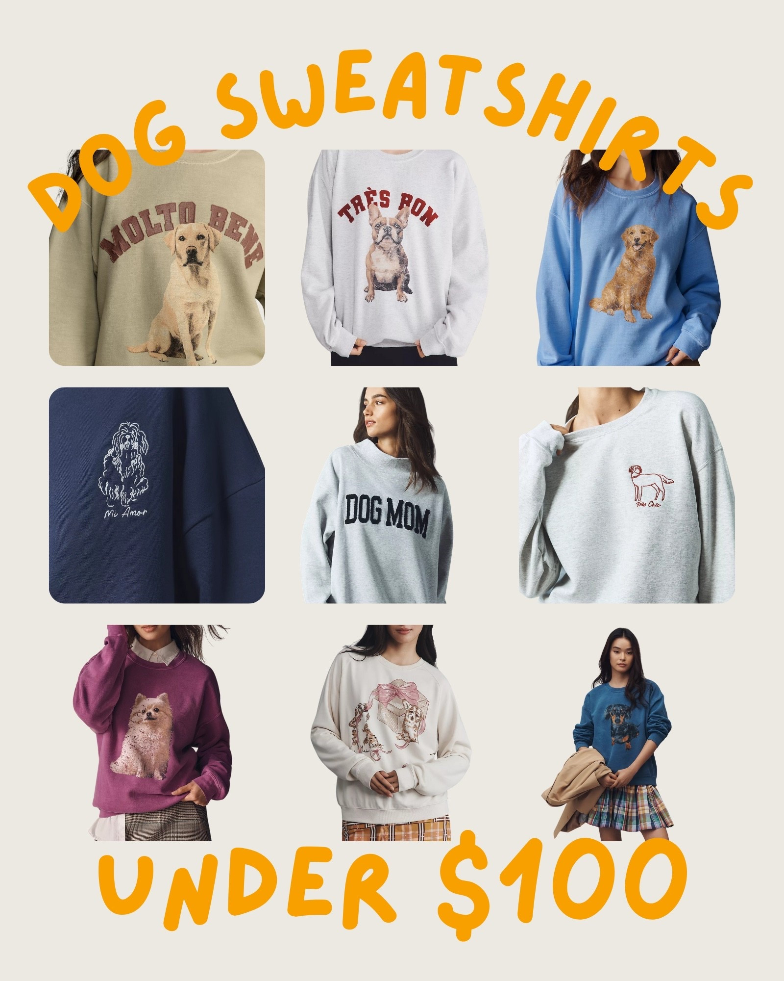 I have rounded up the cutest dog sweatshirts under $100 — comfy, cozy, and perfect for winter walks, coffee runs, or couch snuggles with your fur baby. 🐶

Whether you’re team golden retriever, frenchie, doodle, or just team dog mom… there’s a sweatshirt for everyone .🐾

#LTKFindsUnder100 #LTKGiftGuide #LTKPets