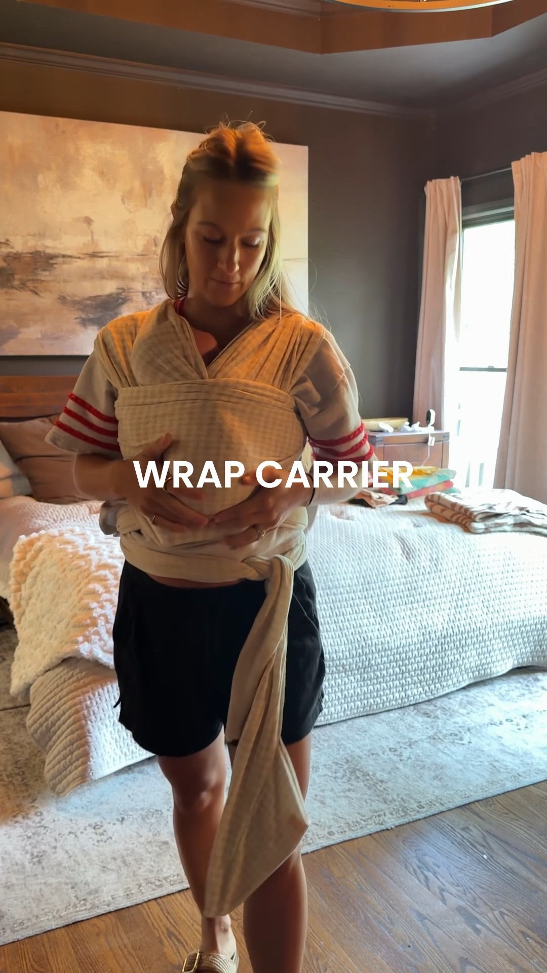 Wrap carrier tutorial! This one is thin fabric perfect for all seasons!

#LTKmomlife #LTKBaby #LTKBump