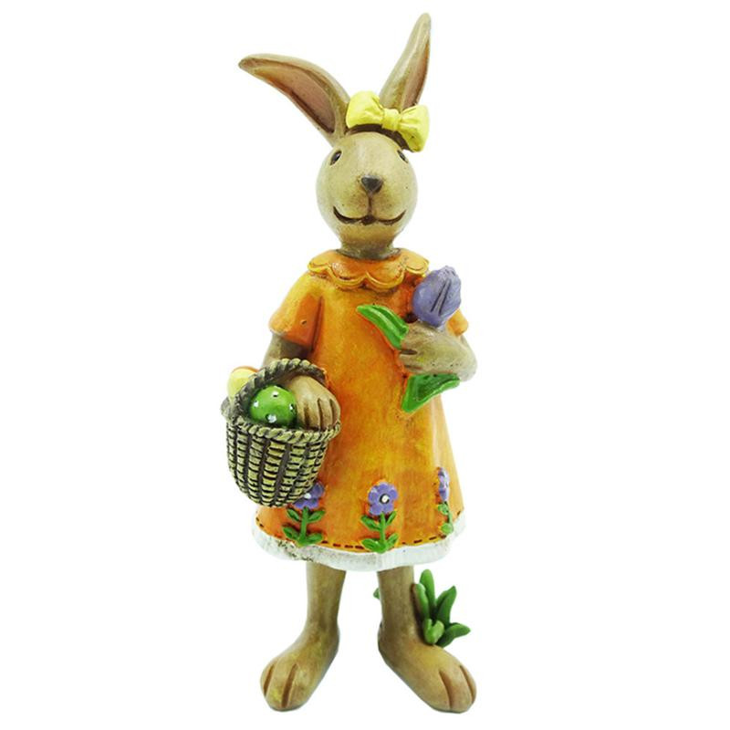 Santa's Workshop Mrs. Rabbit with Flower and Basket | HSN