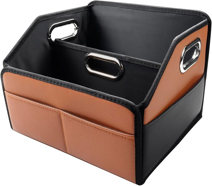 Noaman Car Organizer - 2025 Upgraded Leather Car Storage Organizer for Front Back Seat or Floor w... | Amazon (US)