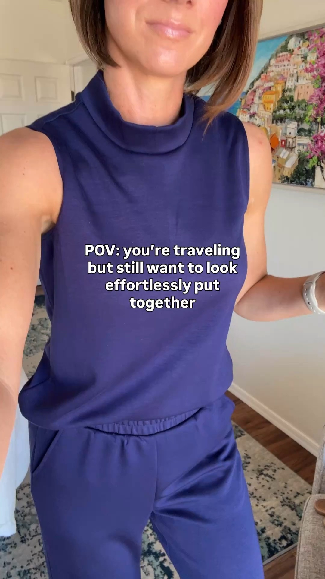 Traveling outfit for women over 40 that is effortless and elevated 

#LTKTravel #LTKOver40 #LTKmomlife