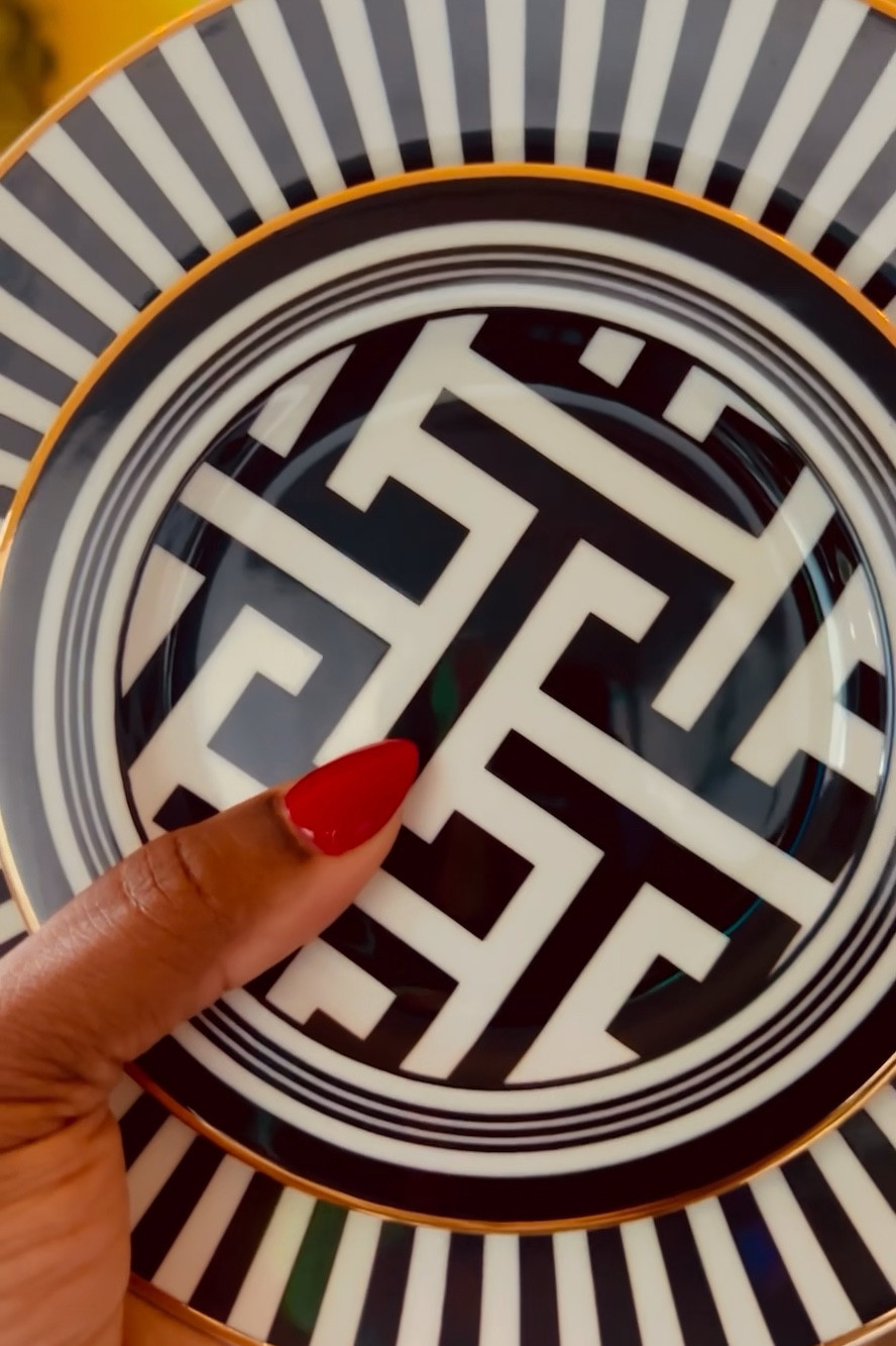 Porcelain set : plate, cup , saucer, 

#LTKHome #LTKVideo