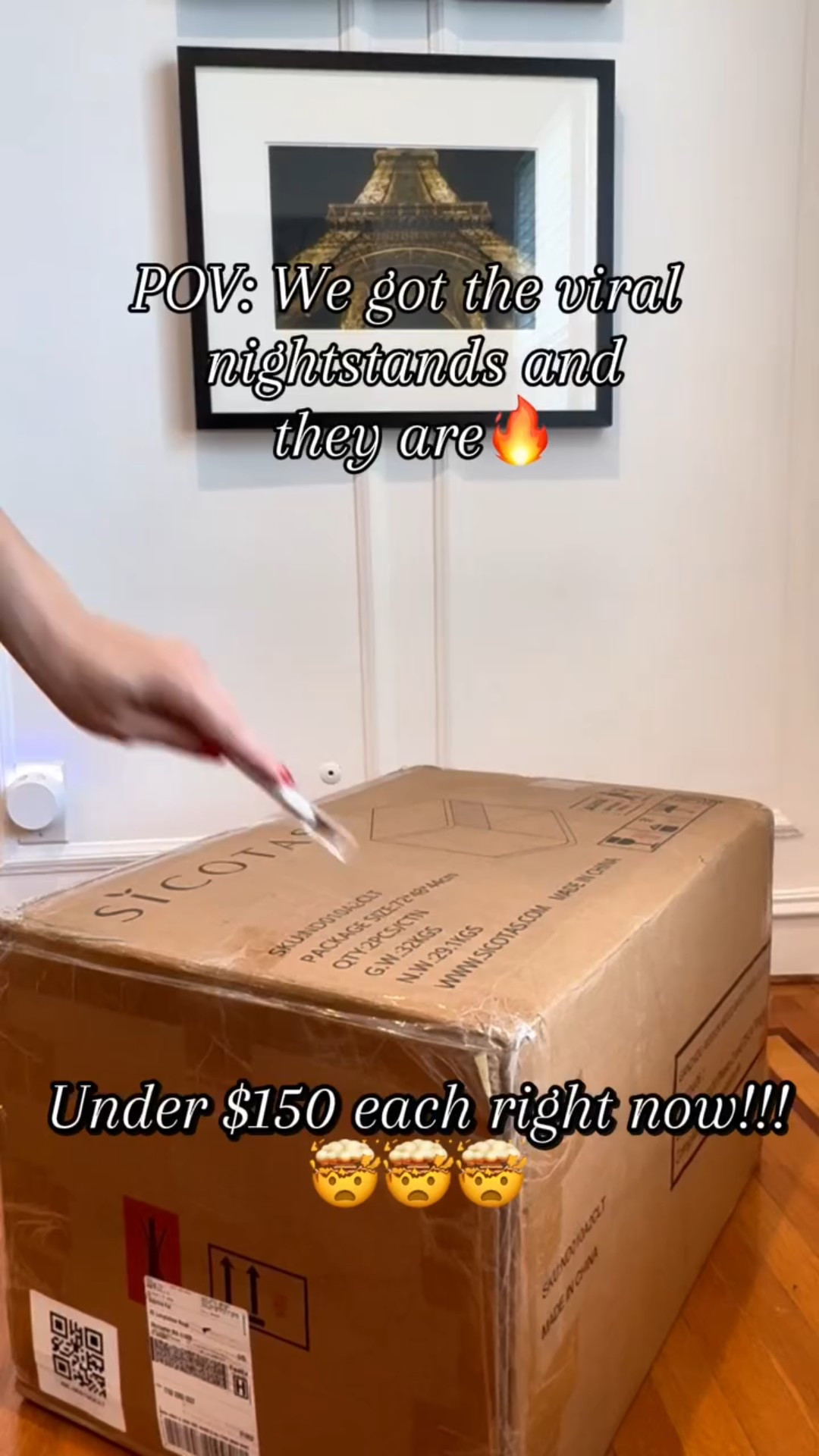 I am blown away by these stunning nightstands AND there is an active coupon right now! 🤩

They have such a luxe look and I was shocked at how simple the assembly was! Usually I struggle with putting furniture together but I got these done with zero issues. They’re also a lot more substantial than they seem online and easily look like they cost way more than $117 each! I AM OBSESSED 😍

✨ Comment “NIGHT” to get our affiliate 🔗 sent right to your inbox!